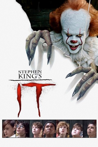 2017 movie poster - it,